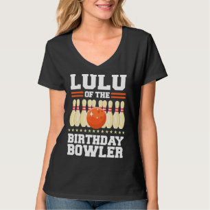 Lulu van de verjaardag Bowler Dag Bowling Party Ce T-shirt