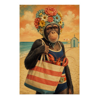 Lulus dag aan het strand perfect poster