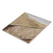 Lulworth Cove (m/c, gouache en grafiet op beige Tegeltje (Zijkant)