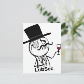LulzSec Briefkaart (Staand voorkant)