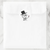 LulzSec Ronde Sticker (Tas)