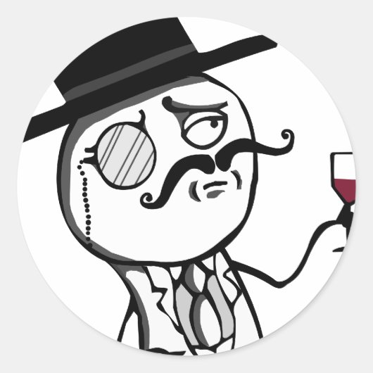 LulzSec Ronde Sticker (Voorkant)
