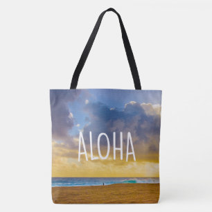 Lumahai Beach, Kauai, Aloha Hawaiian Beach Bag Draagtas