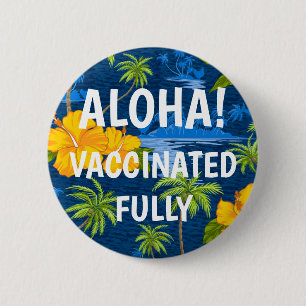 Lumahai Beach Verborgen Hawaii Aloha gevaccineerd Ronde Button 5,7 Cm