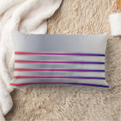 Lumbar et oreillers à lancer rouge argent (Couverture)