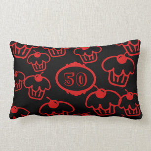 Lumbar Pillow Cupcakes 50e verjaardag Kussen