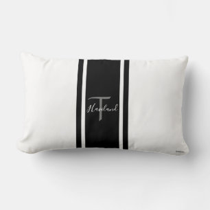 Lumbar Pillow HAMbyWG - zwart-wit Kussen