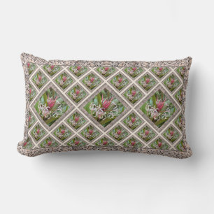 Lumbar Sierkussen met Pink Spider Lillies Kussen