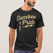 Lumbee Pride Feather Tribe Native American Day T-shirt (Voorkant)