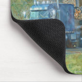 Lumber Cargo Truck Drivers Mousepad Muismat (Hoek)