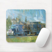 Lumber Cargo Truck Drivers Mousepad Muismat (Met muis)