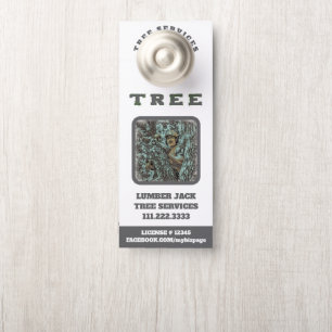 *~* Lumber Jack QR Artsy Tree Services Deur