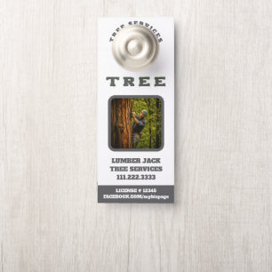 *~* Lumber Jack Tree Services QR Deur