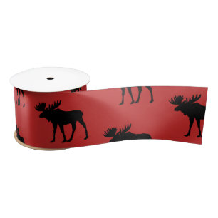Lumber Moose Silhouette Antler Deer Animal Hunting Lint