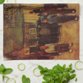 Lumber Sale van Vincent van Gogh Theedoek (Gevouwen)