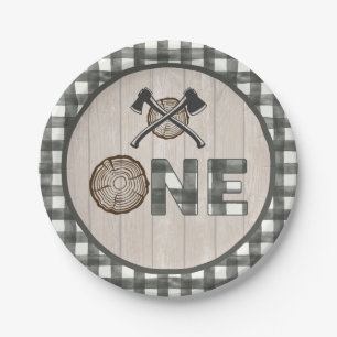 Lumberjack 1st Birthday Paper Bord - As ONE WH