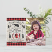 Lumberjack Anniversaire Invitation Lumberjack Part (Debout devant)