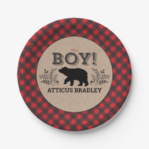 Lumberjack Beer Baby shower Bord