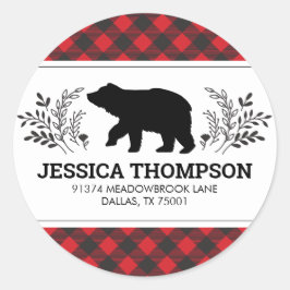 Lumberjack Beer Circle Retouradres Sticker