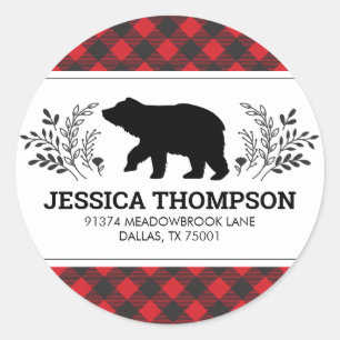 Lumberjack Beer Circle Retouradres Sticker