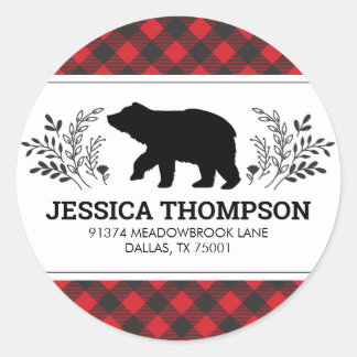 Lumberjack Beer Circle Retouradres Sticker