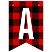 Lumberjack Birthday Play Vlaggetjes (Derde vlag)