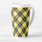 Lumberjack Black Yellow Pset Patroon Latte Mok (Rechterhoek)