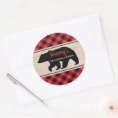 Lumberjack Boy Anniversaire Fête Favoriser Sticker (Enveloppe)