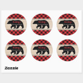 Lumberjack Boy Anniversaire Fête Favoriser Sticker (Feuille)