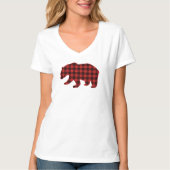 Lumberjack Buffalo Plaid Check Christmas Beer T-shirt (Voorkant)