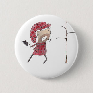 Lumberjack chops boom ronde button 5,7 cm