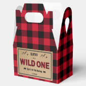Lumberjack First Birthday, Wild One Bedankdoosjes (Geopend)