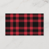 Lumberjack Flannel Book request Kaart Insert (Achterkant)