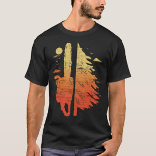 Lumberjack Forest Worker Pine Chainzaag Woodworkin T-shirt
