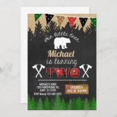 Lumberjack garçon 2ème invitation de deuxième anni (Devant / Derrière)