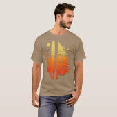 Lumberjack Gift for Forest Worker Pine Chainzaag T-shirt (Voorkant volledig)