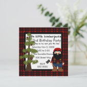 Lumberjack Gnome Kaart (Staand voorkant)