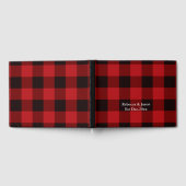 Lumberjack Land Kerstmis Rode buffel geruite Gastenboek (Volledig)