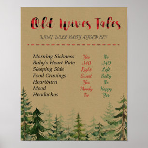 Lumberjack Old Wives Poster