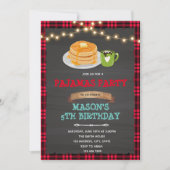 Lumberjack pancakes en pyjama kaart (Voorkant)
