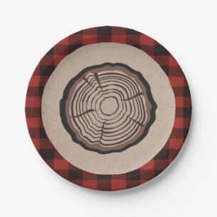 Lumberjack Paper Bord Stump Design