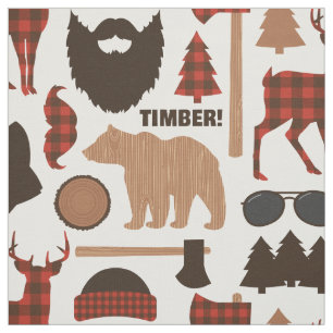 Lumberjack Patroon Stof