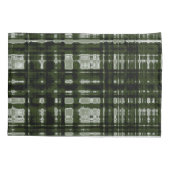 Lumberjack Plaid Dark Olive Design Kussensloop (Achterkant-Links)