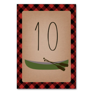 Lumberjack Plaid Kano + Pijlen Kaart