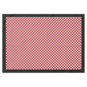 Lumberjack Plaid Nappe Rouge Noir Rustique Sentime (Devant (Horizontal))