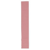 Lumberjack Plaid Runner Red Black Rustic Charm Lange Tafelloper (Voorkant)