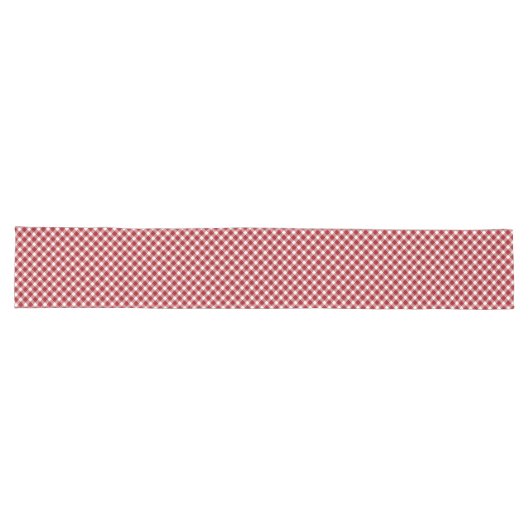Lumberjack Plaid Runner Red Black Rustic Charm Lange Tafelloper (Horizontaal)