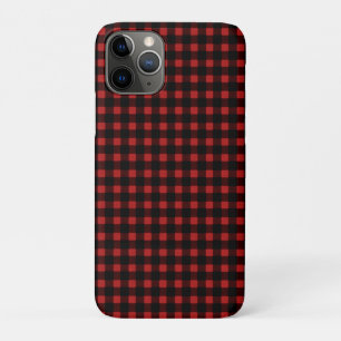 Lumberjack Print Red Black Winter Buffalo iPhone 11 Pro Hoesje