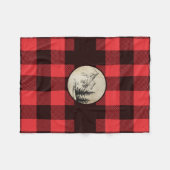 Lumberjack Pset Fleece Blanket Mountain en Trees Deken (Voorkant (Horizontaal))