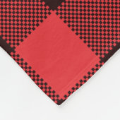 Lumberjack Pset Fleece Blanket Mountain en Trees Deken (Hoek)